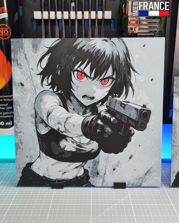 Girl Anime Gun – Hueforge