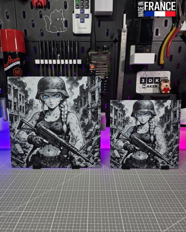 Girl Anime MP40 - Hueforge