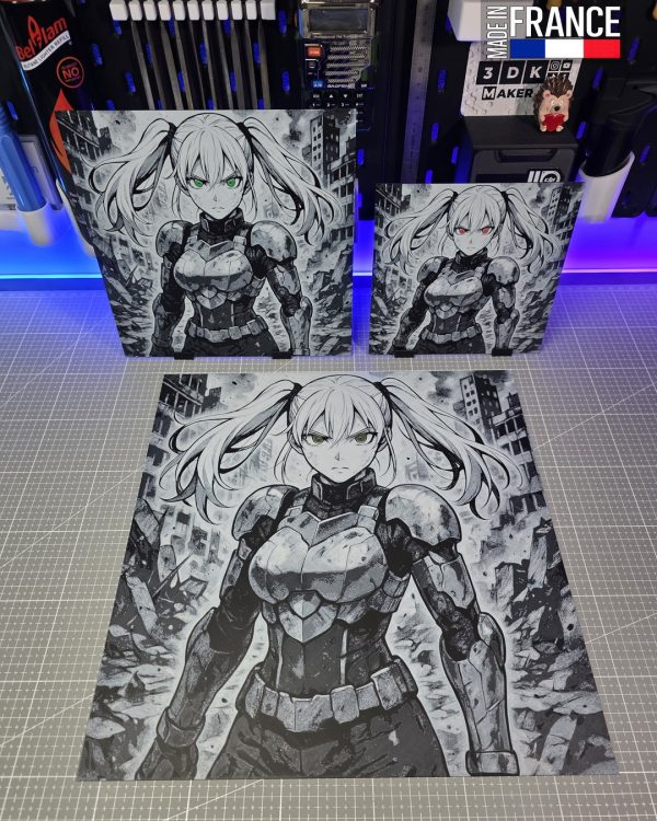 Girl Anime Future Armor - Hueforge