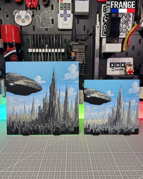 Futuristic City - Hueforge