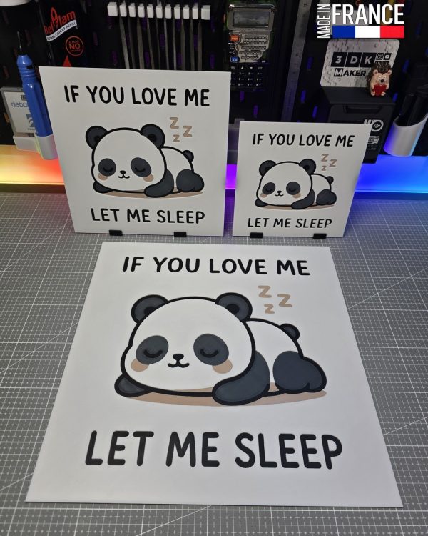 Panda Sleep Zone - Hueforge