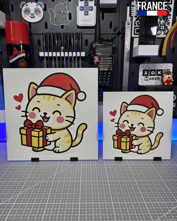 Christmas Cat - Hueforge