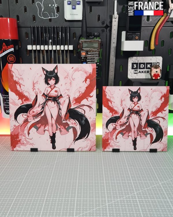 Manga Fox Girl - Hueforge