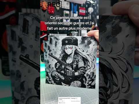 Hueforge style Soviet Anime Girl imprimé sur Bambulab A1 #impression3d